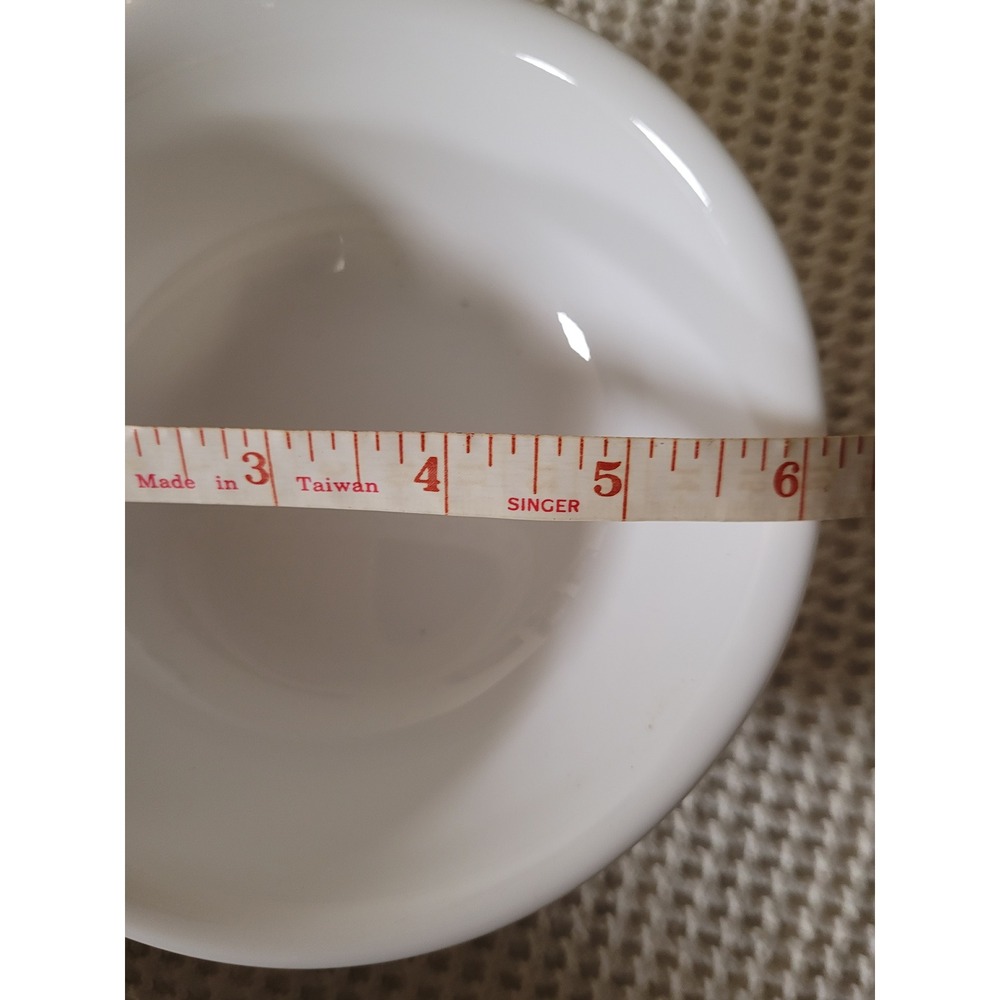 Corelle Winter Frost White Cereal Soup Bowls Set/10 Corning Vitrelle USA 6.25" - Picture 3 of 4
